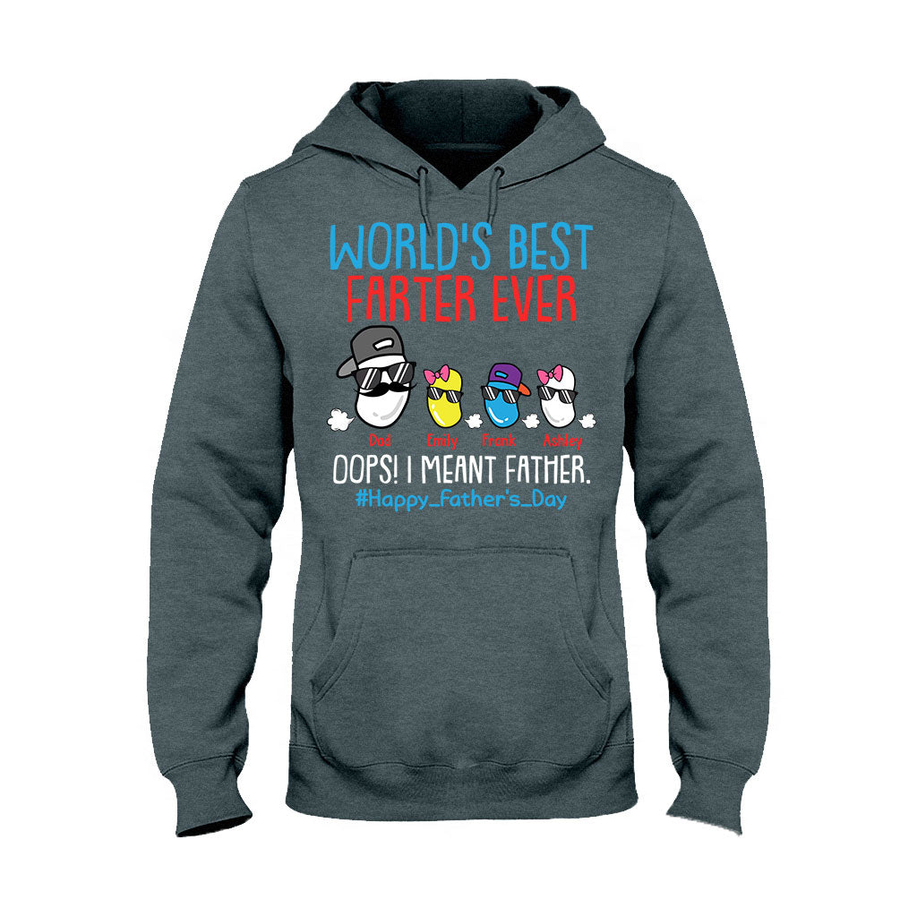 World's Best Farter Ever I Mean Father - Personalized Father T-shirt And Hoodie