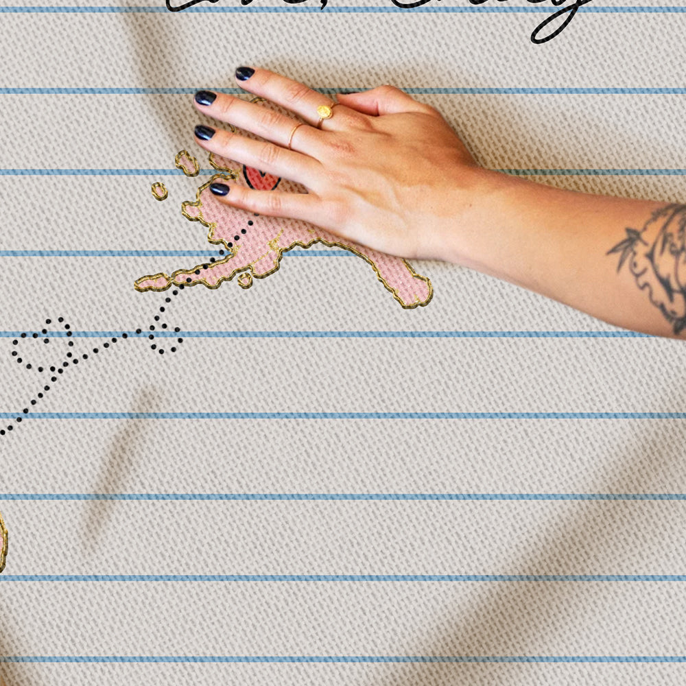 Dear Mom Letter - Personalized Mother Woven Blanket