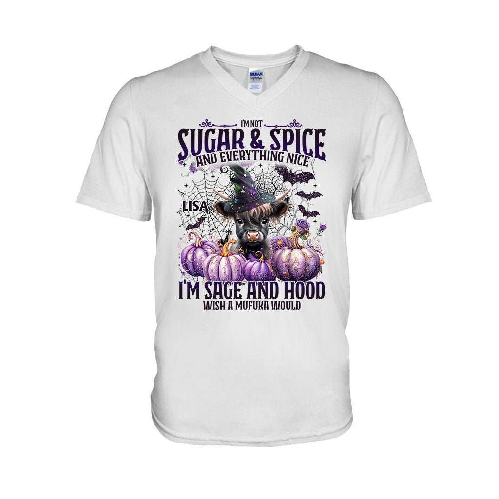 Ich bin nicht Zucker und Gewürze und alles Nette - Personalisiertes T-Shirt und Hoodie