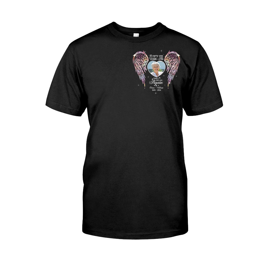 Memorial Wings Your Wings Were Ready But My Heart Was Not - Personalized Memorial T-shirt And Hoodie