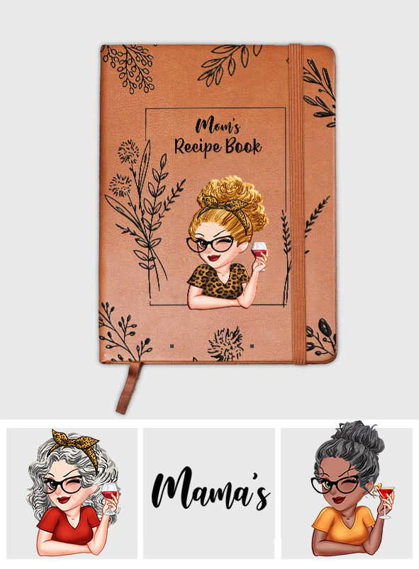 Recipe Book - Personalized Mother Leather Journal