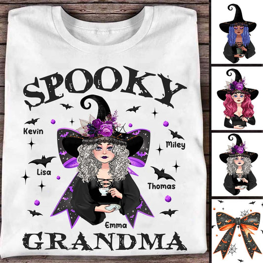 Spooky Any Title - Personalized Grandma T-shirt And Hoodie