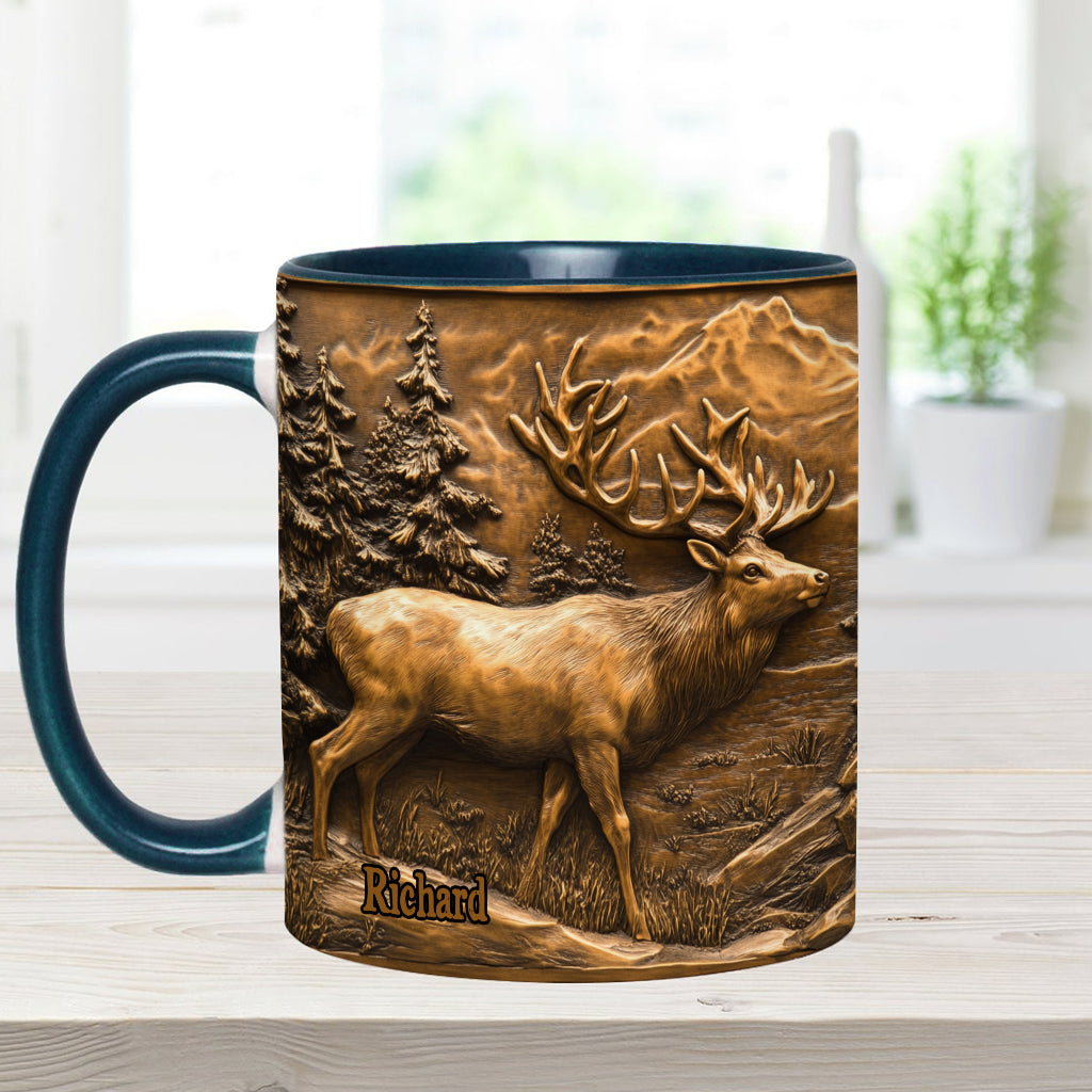 Mug personnalisé sur le thème de la chasse au cerf