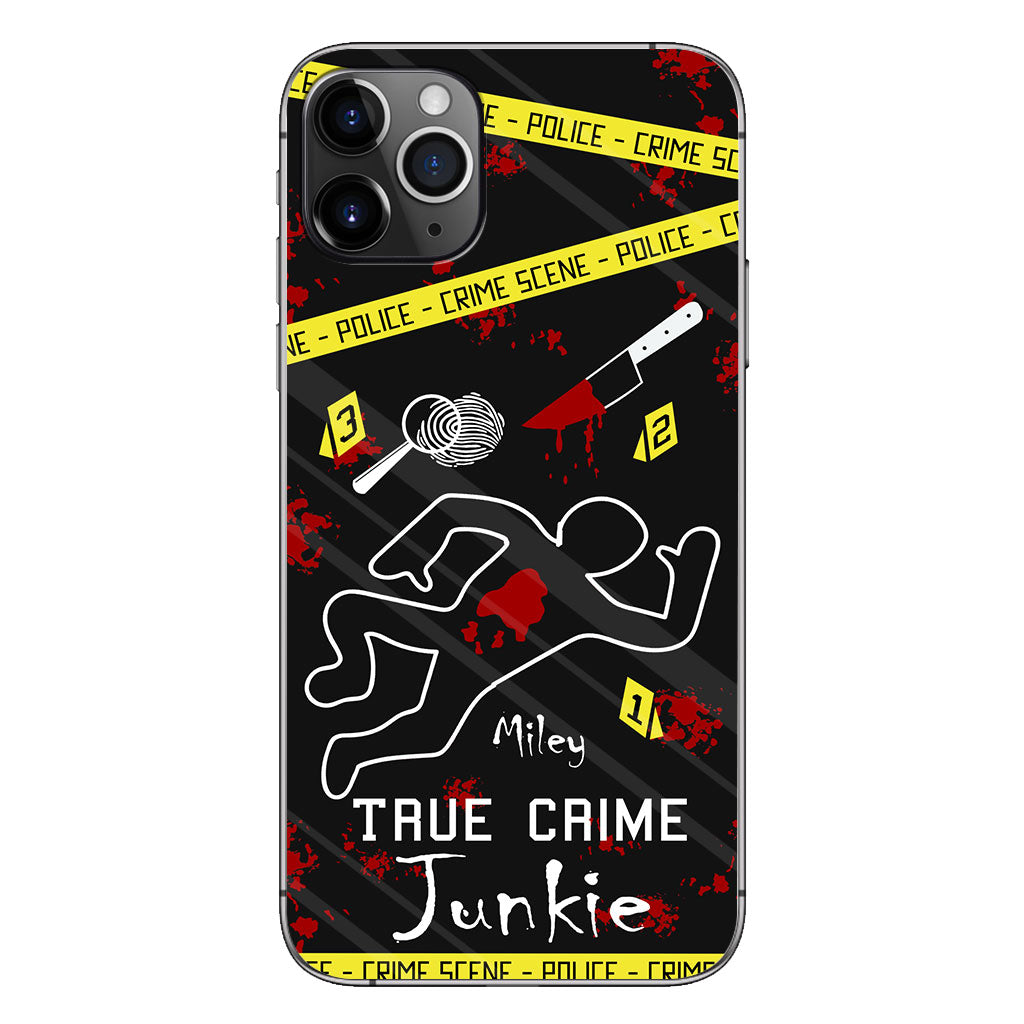 True Crime Junkie – Personalisierte Handyhülle