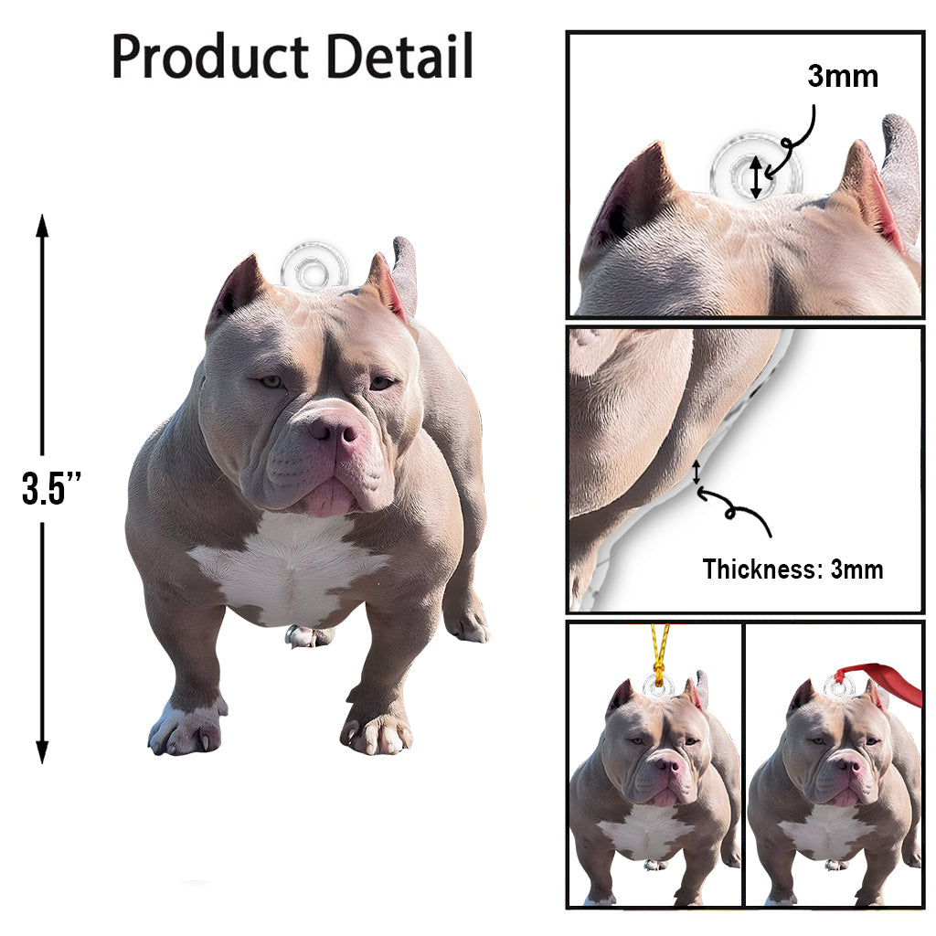 Ornement photo personnalisé - Ornement de chien sur mesure