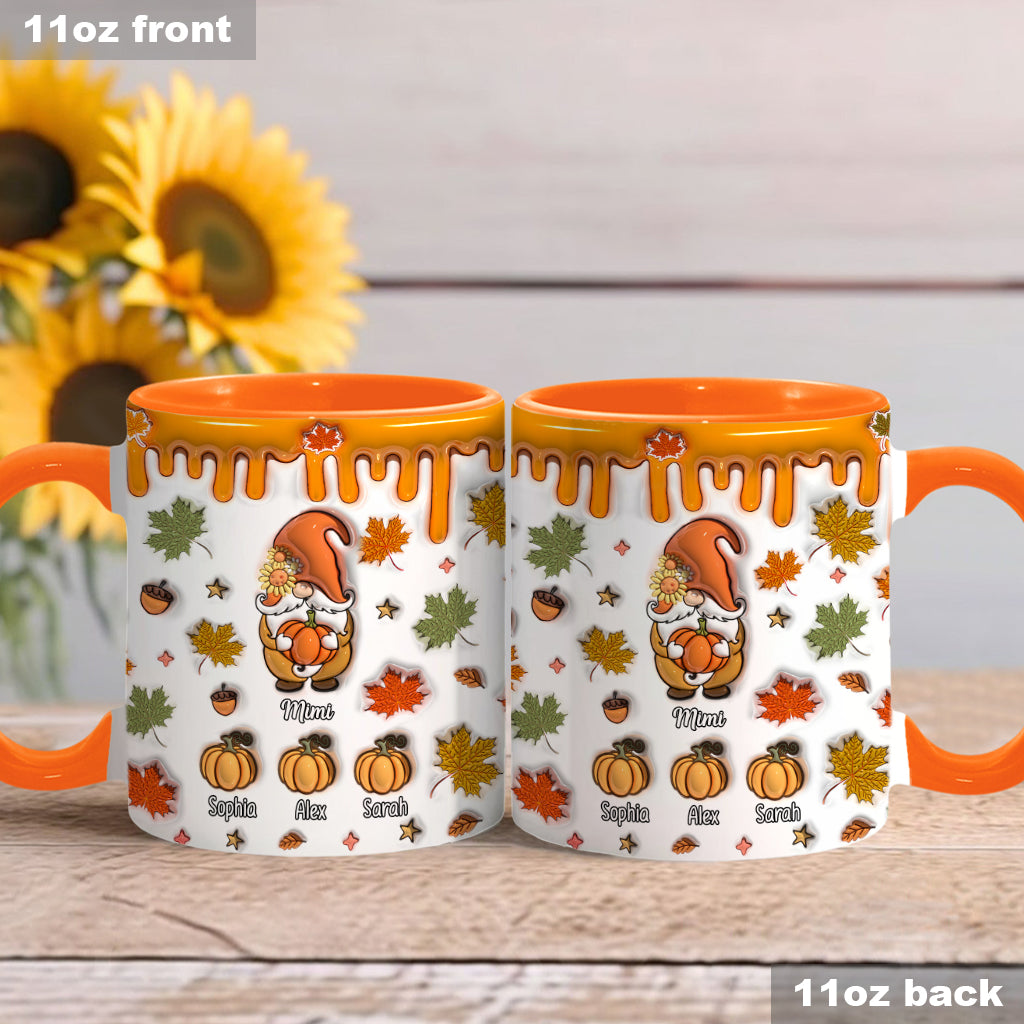 Grandma's Little Pumpkins - Personalized Grandma Accent Mug