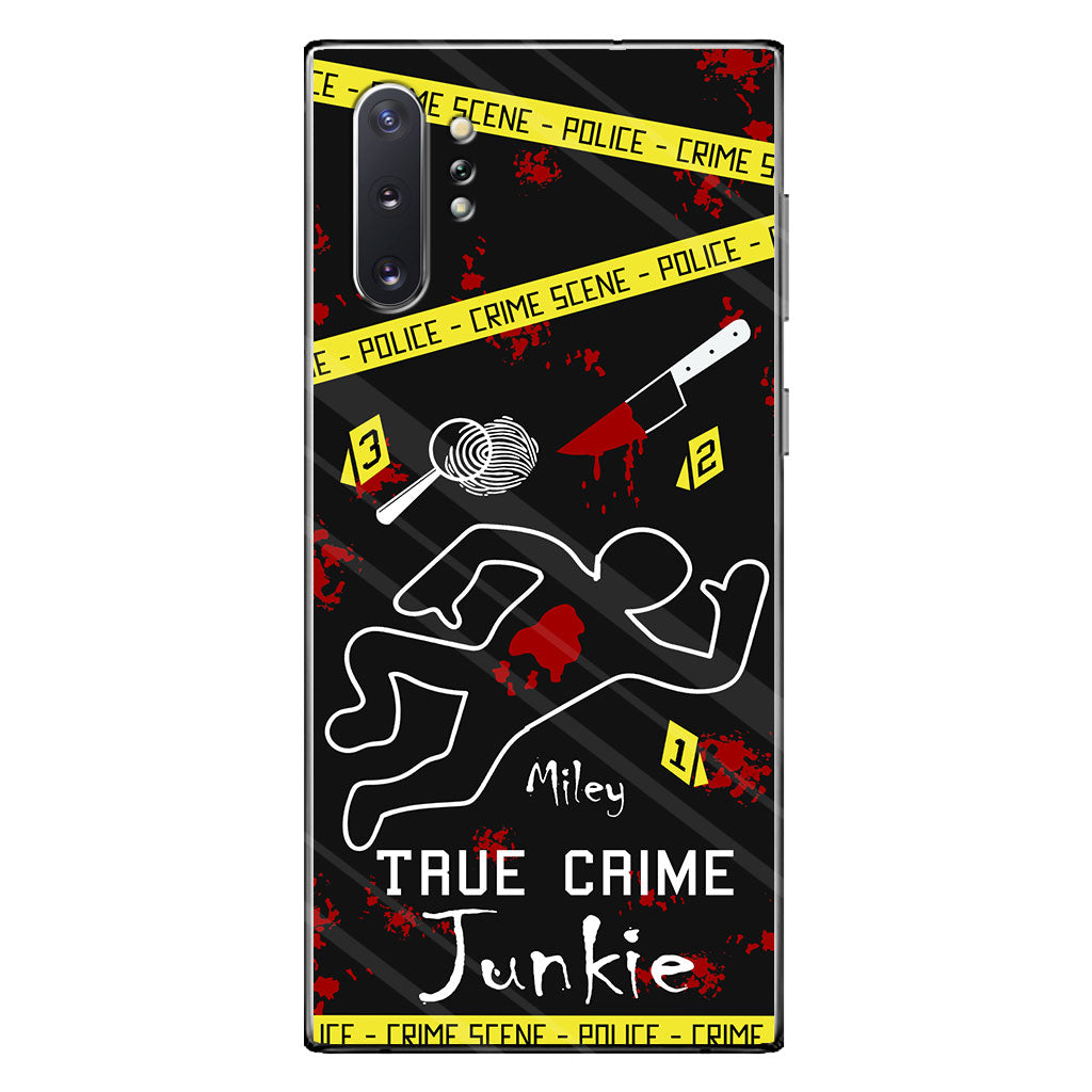 True Crime Junkie – Personalisierte Handyhülle