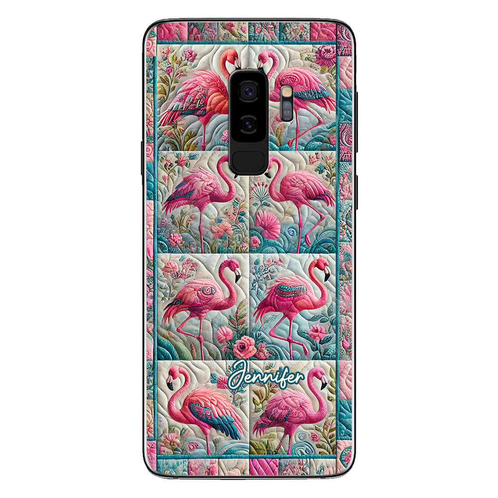 Vintage Flamingo - Personalized Flamingo Phone Case