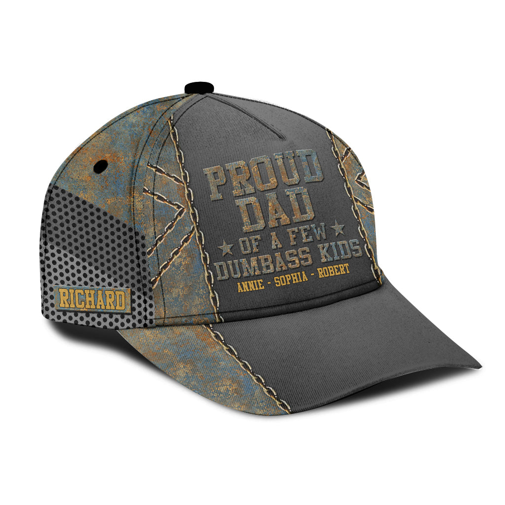 Proud Dad - Personalized Father Classic Cap
