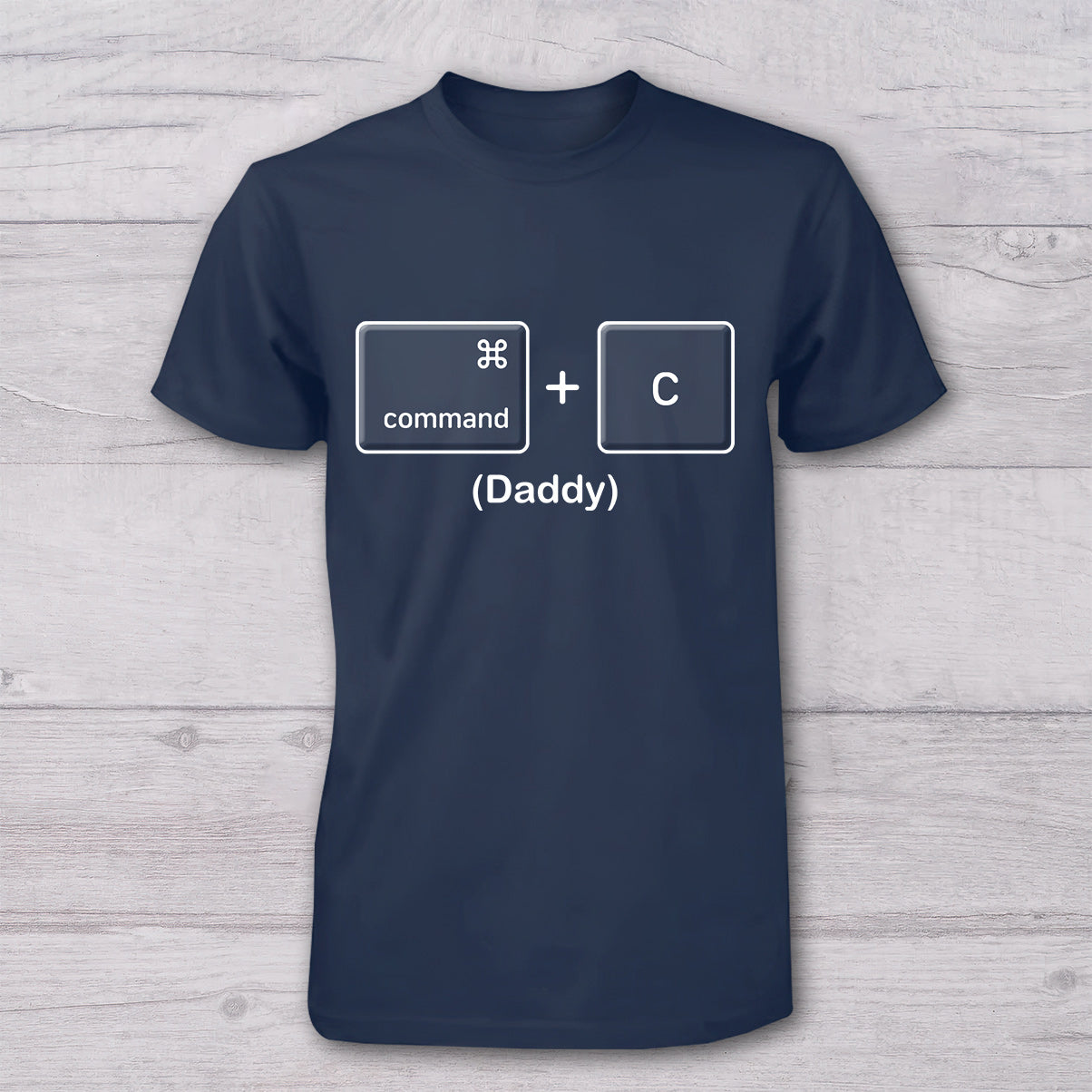 Copy Paste Like Father Like Son Daughter Funny - Personalized Father T-shirt And Baby Onesie