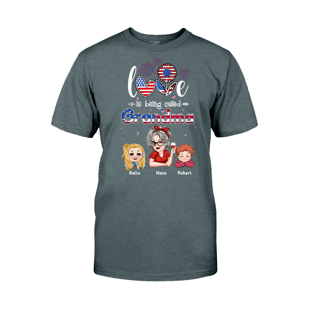 Blessed To Be Called Nana Grandpa Gigi - Personalized Grandma T-shirt And Hoodie