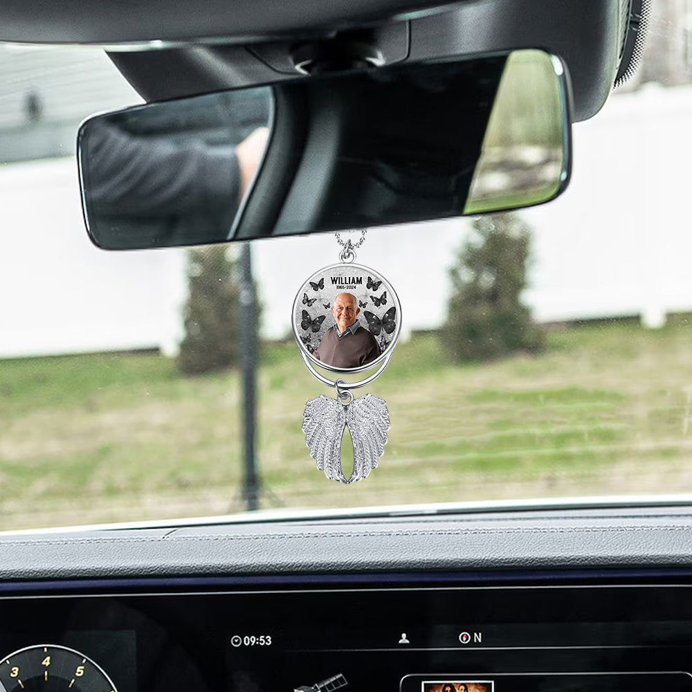 Your Life Was A Blessing - Personalized Memorial Wings Ornament