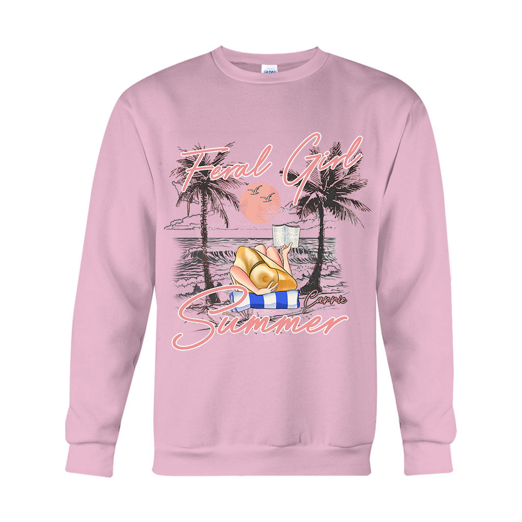 Feral Girl – Personalisiertes T-Shirt und Hoodie für Meeresliebhaberinnen
