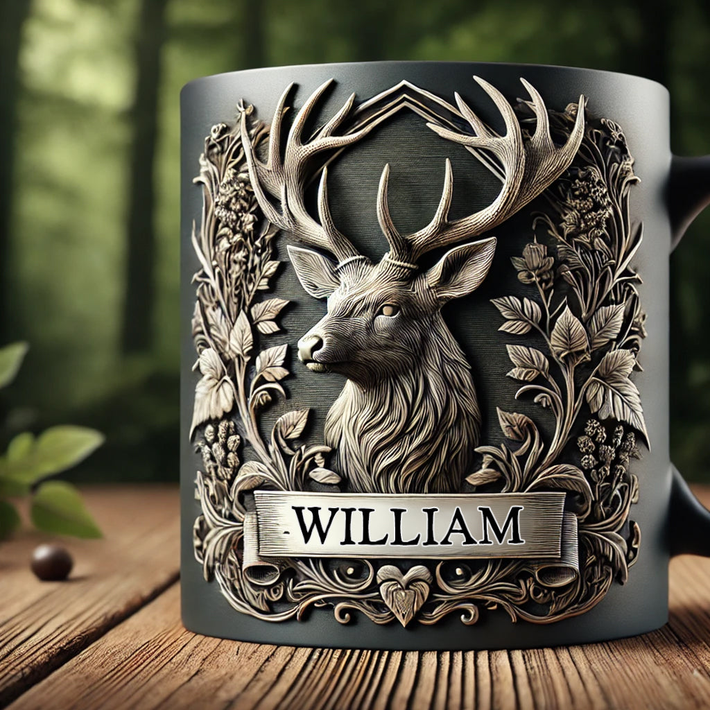 Mug de chasse personnalisé « À la chasse pour la vie »