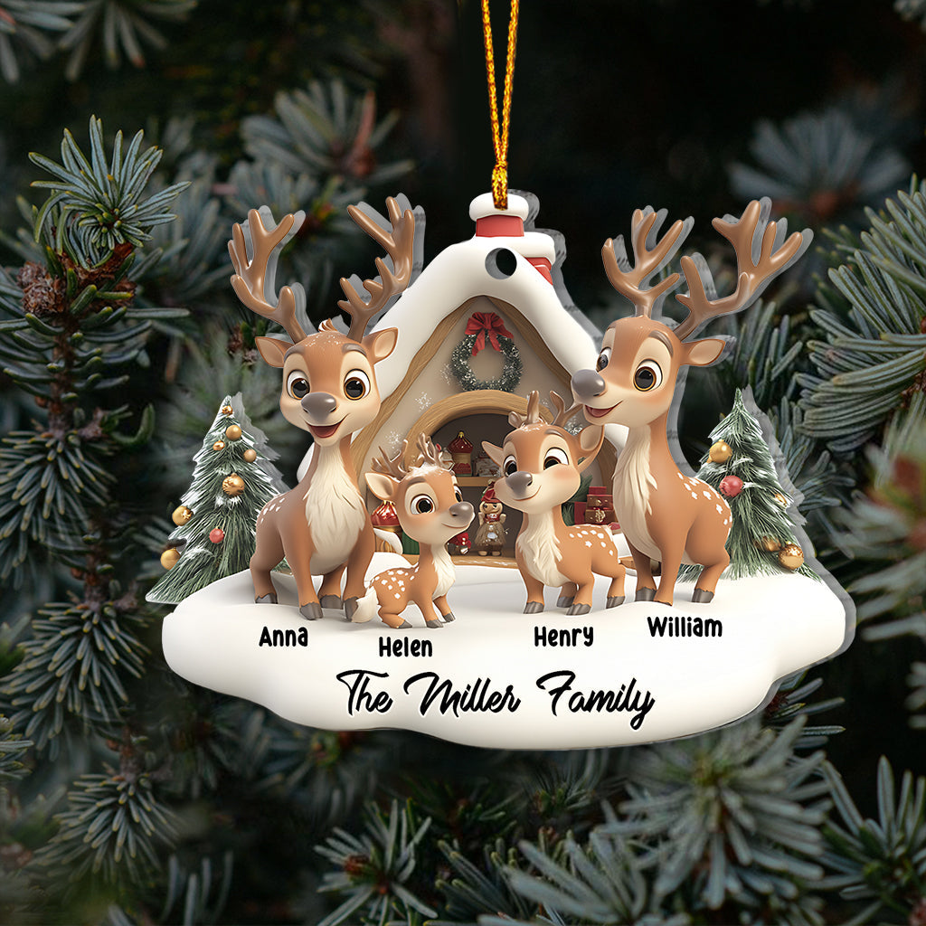 Rentierfamilie – Personalisierter Familienschmuck