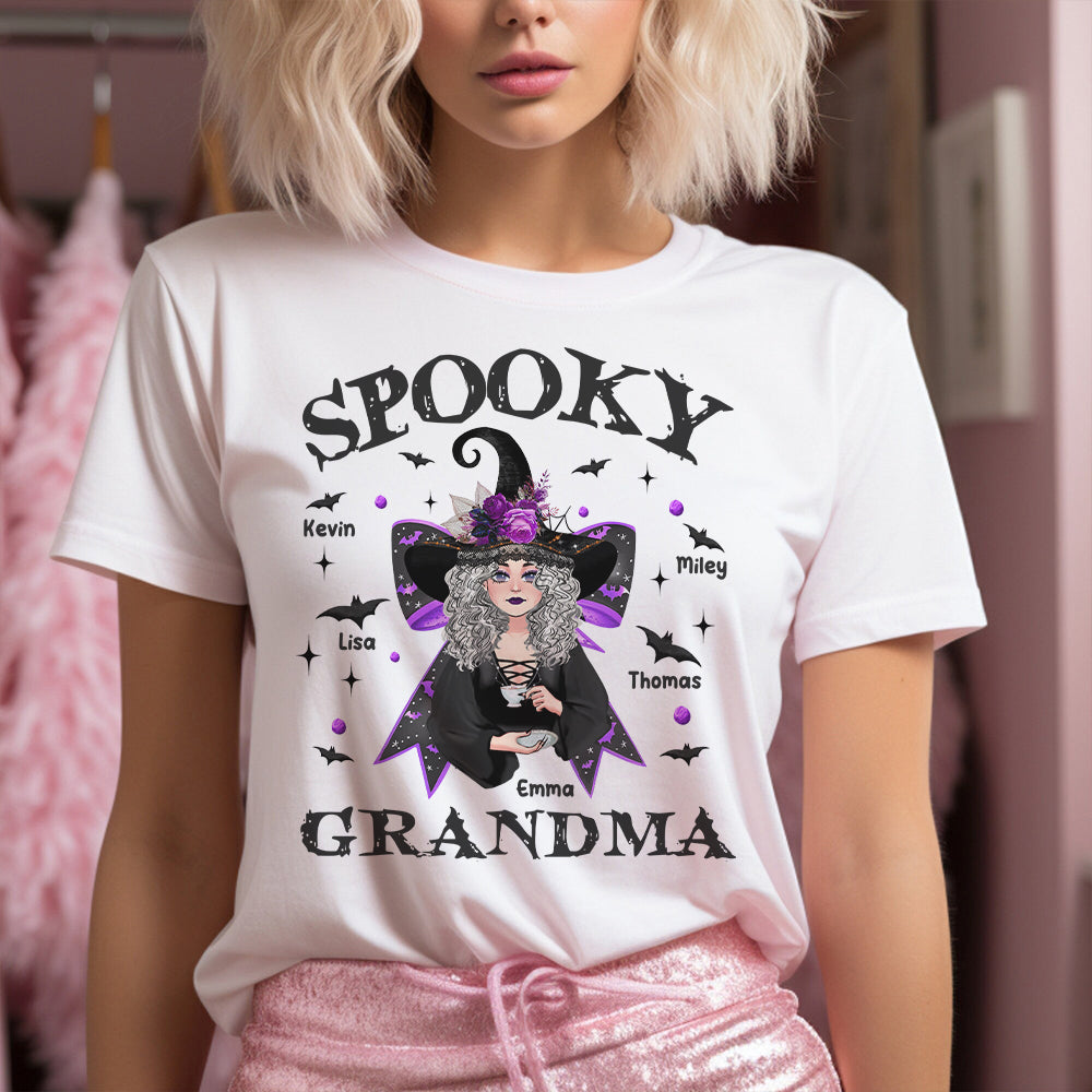 Spooky Any Title - Personalized Grandma T-shirt And Hoodie