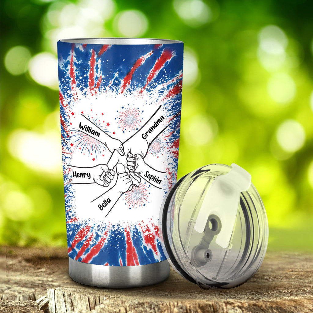 Grandma's Life 4th Of July - Personalized Grandma Tumbler