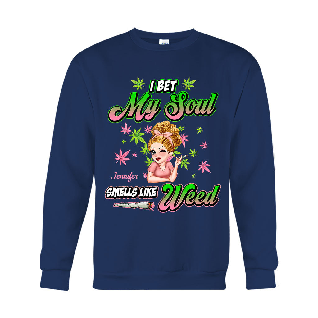 Ich wette, meine Seele riecht nach Gras – Personalisiertes Gras-T-Shirt und Hoodie