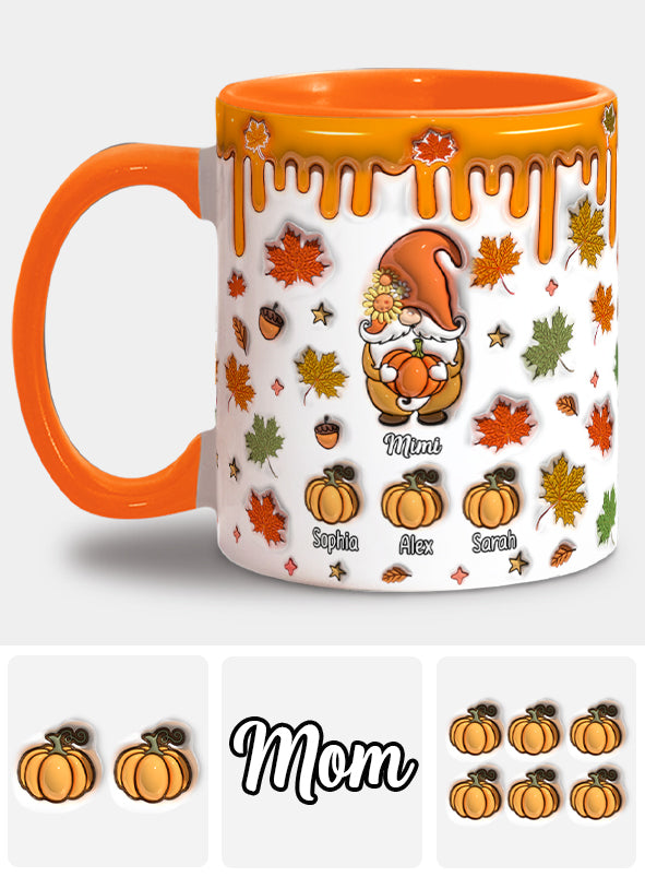 Grandma's Little Pumpkins - Personalized Grandma Accent Mug