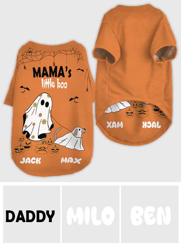 T-shirt personnalisé pour chien « Le petit chouchou de maman »