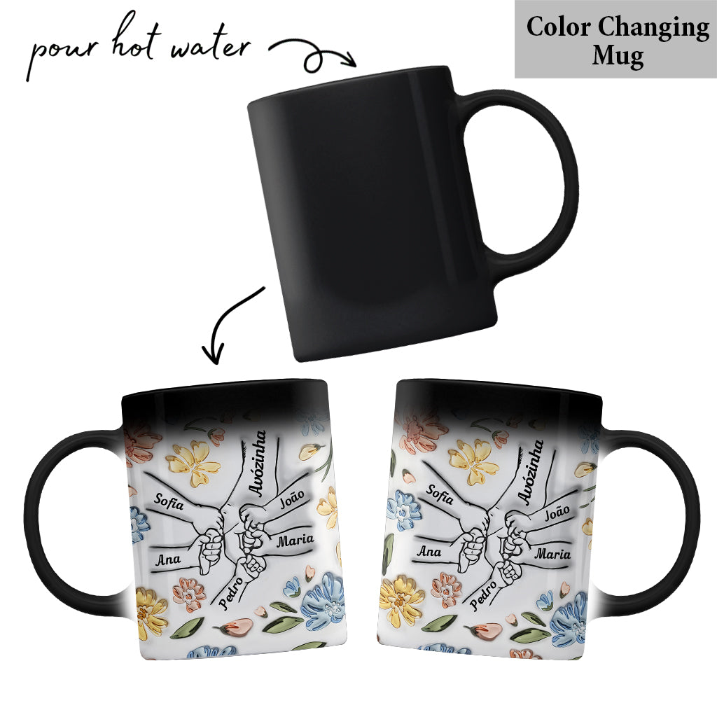Avó Floral - Personalized Grandma Mug
