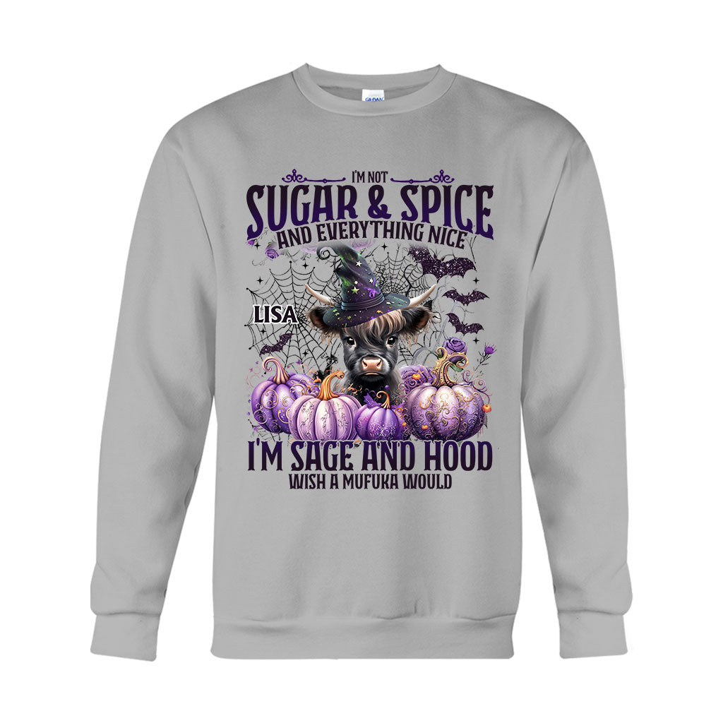 Ich bin nicht Zucker und Gewürze und alles Nette - Personalisiertes T-Shirt und Hoodie