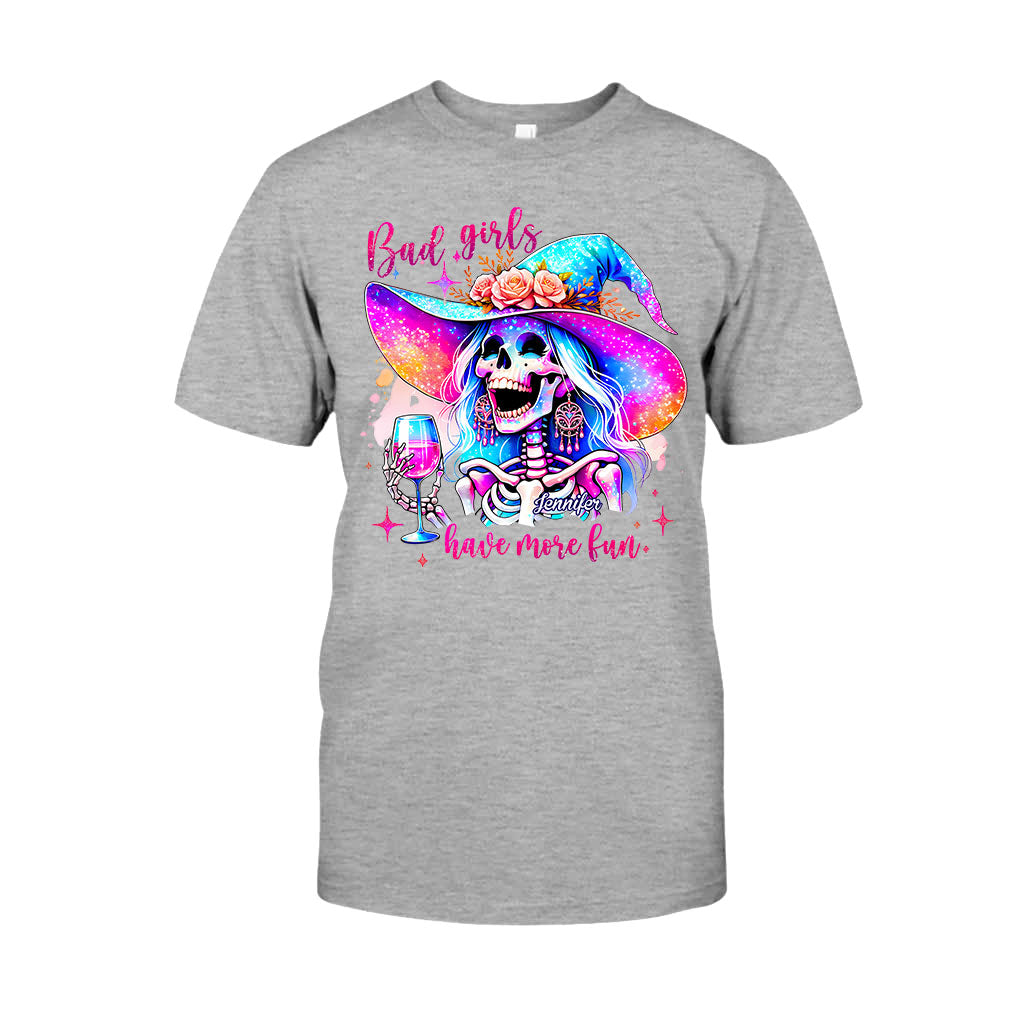 Bad Girls Have More Fun - Personalized Witch T-shirt And Hoodie