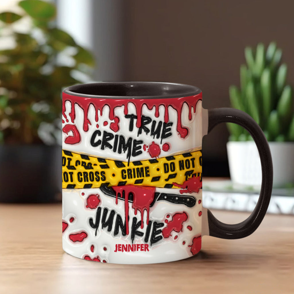 Do Not Cross - Personalized Accent Mug
