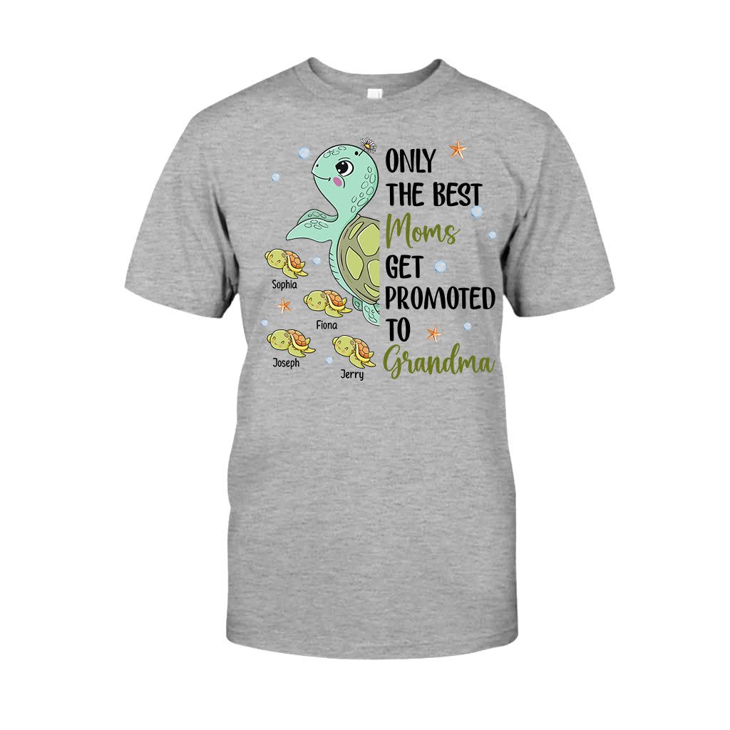 Seules les meilleures mamans deviennent grand-mères - T-shirt et sweat à capuche personnalisés pour grand-mère