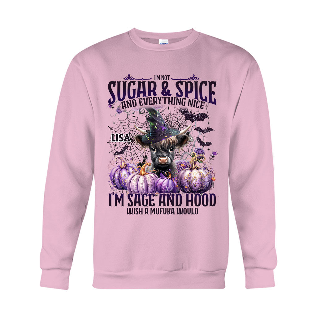 Ich bin nicht Zucker und Gewürze und alles Nette - Personalisiertes T-Shirt und Hoodie