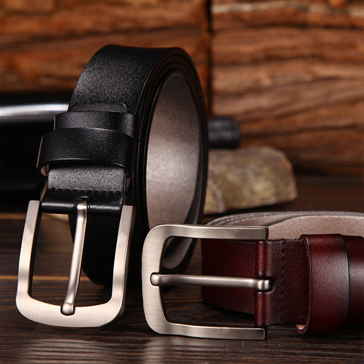 Proud Father Of A Few Kids - Personalized Father Leather Belt