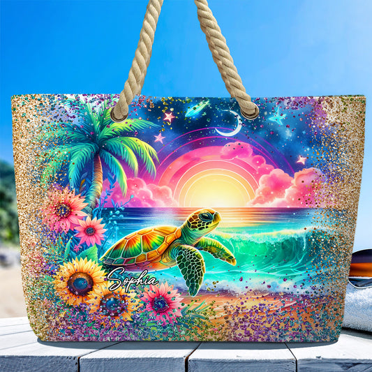 Love Turtles - Personalized Turtle Beach Bag