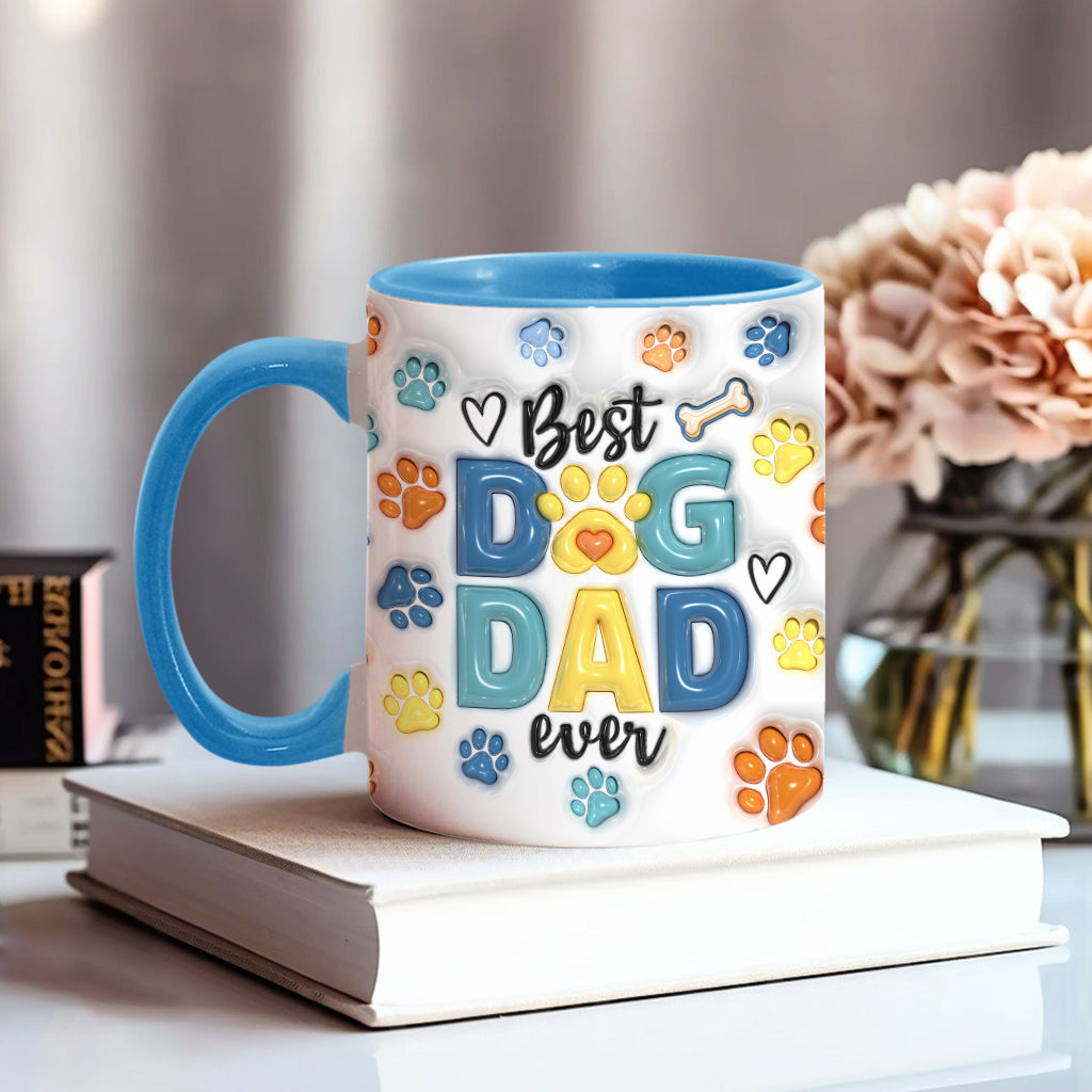 Personalisierte Tasse mit Hundemotiv für Hundepapa