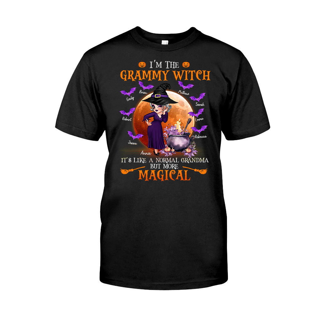 Grandma Witch Like A Normal Grandma But More Magical - Personalized Grandma T-shirt And Hoodie