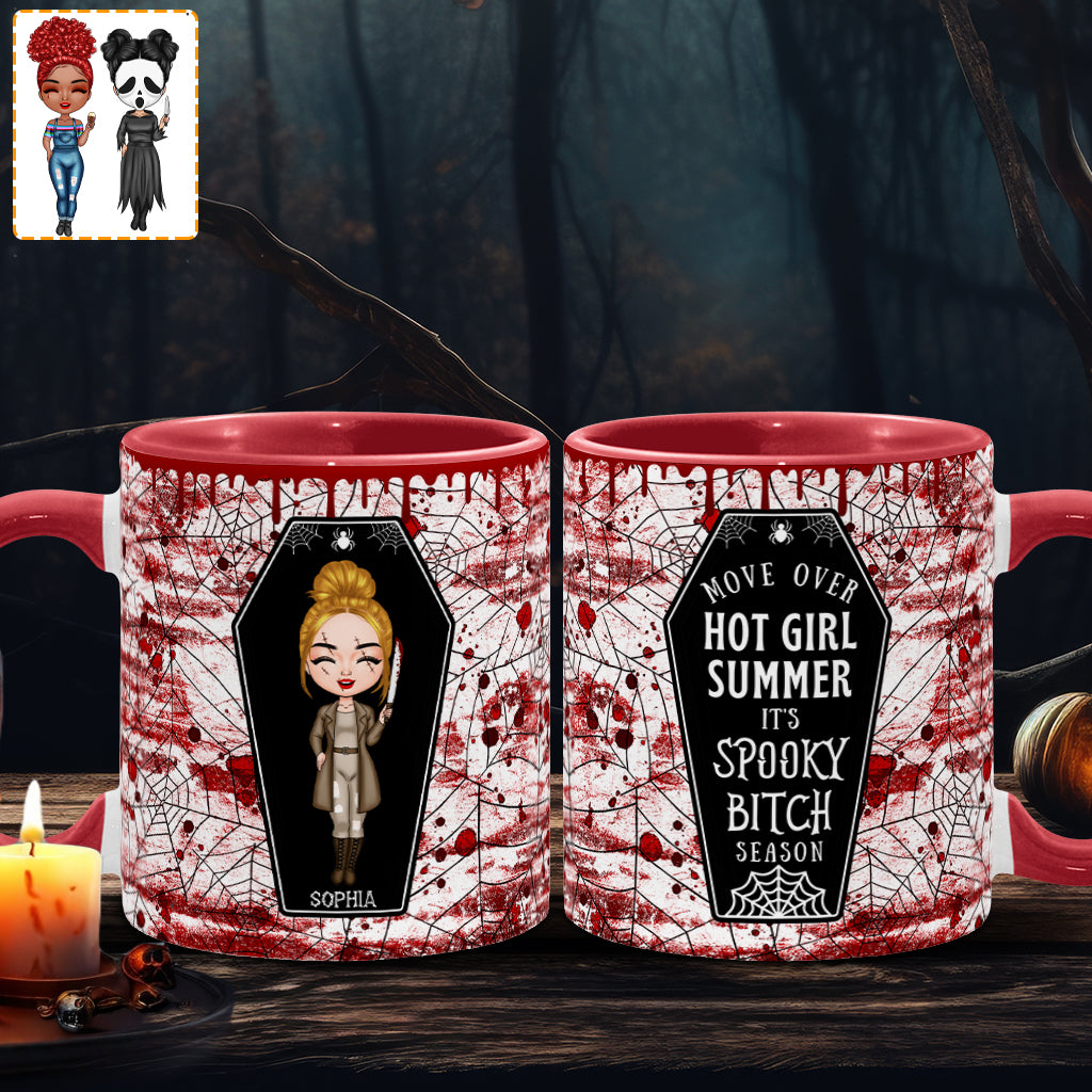 Move Over Hot Girl Summer It's The Spooky Bitch Season - Personalized Accent Mug