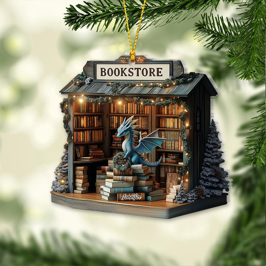 Fantasy-Buchhandlung – Personalisierter Buchanhänger