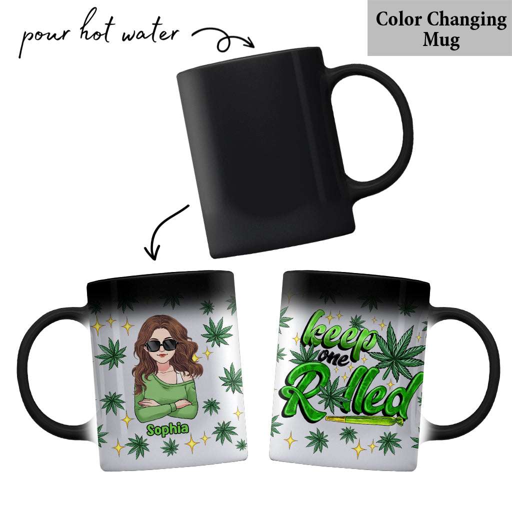 Immer einen gerollt dabei – personalisierter Weed-Becher