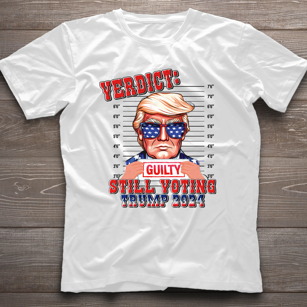 T-shirt « Je vote toujours pour Trump 2024 », T-shirt patriotique présidentiel, T-shirt avec drapeau américain et motif Trump