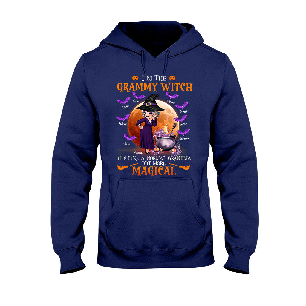 Grandma Witch Like A Normal Grandma But More Magical - Personalized Grandma T-shirt And Hoodie