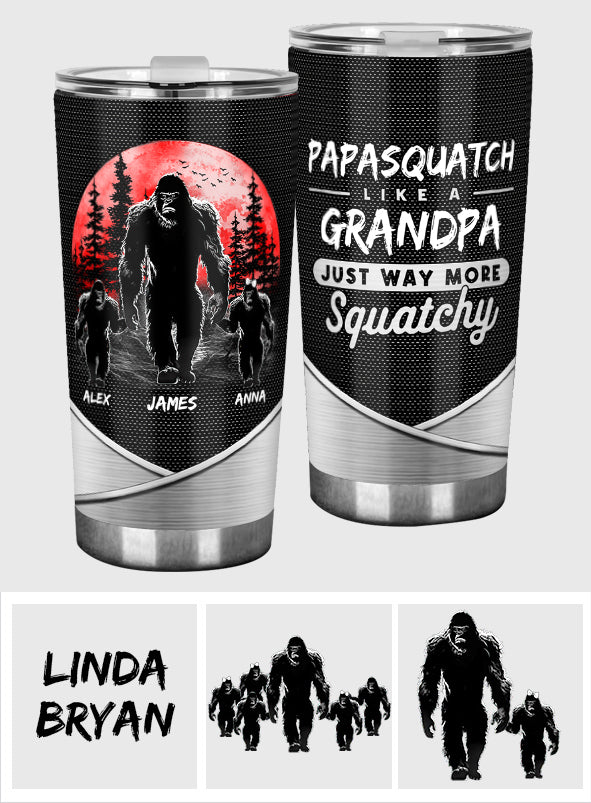 Papasquatch - Personalized Grandpa Tumbler