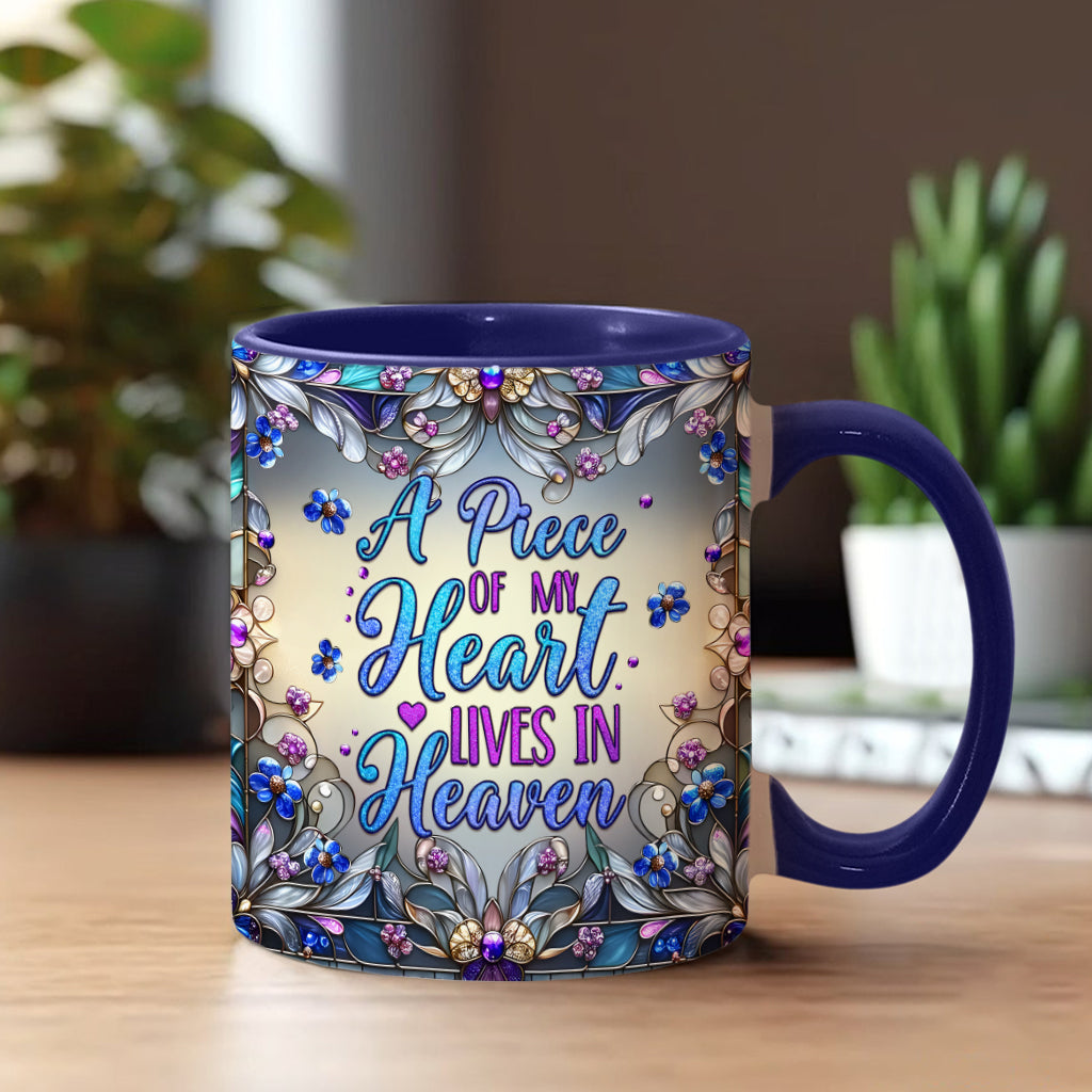 A Big Piece Of My Heart - Personalized Memorial Accent Mug