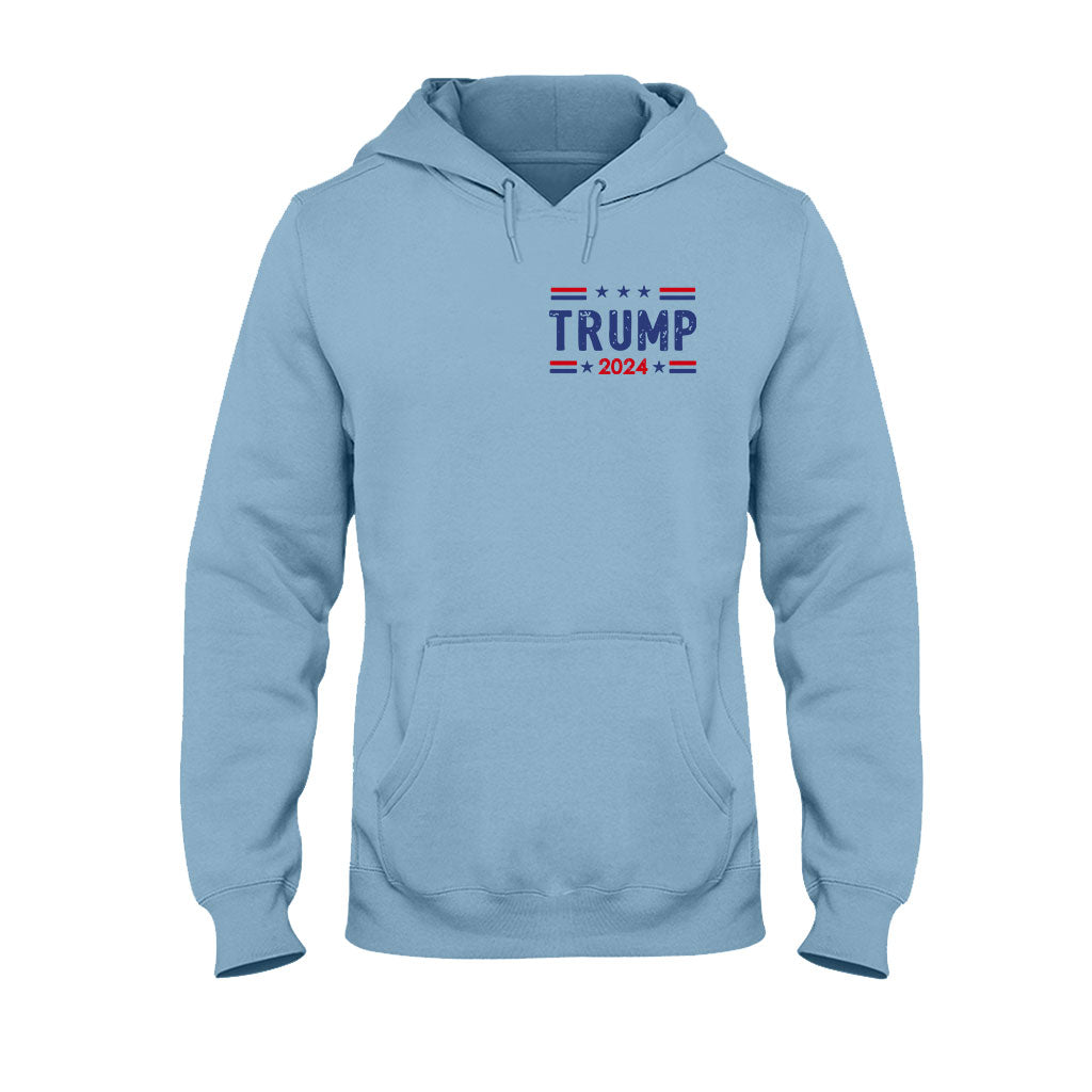 Kugelsicheres T-Shirt, „Niemals aufgeben“-Shirt, „Kämpfe für Amerika“-T-Shirt, Retro-Rallye-Shirt, „Kämpfen, kämpfen, kämpfen“-Shirt