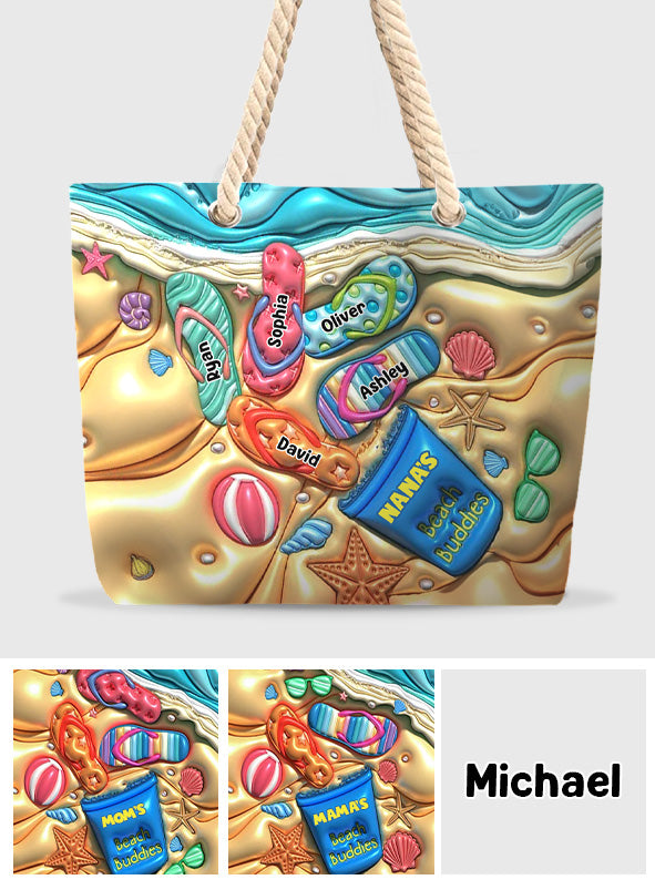 Nana's Beach Buddies - Personalized Grandma Beach Bag