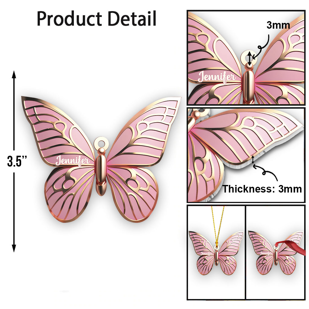 Papillons d'amour - Ornement papillon personnalisé