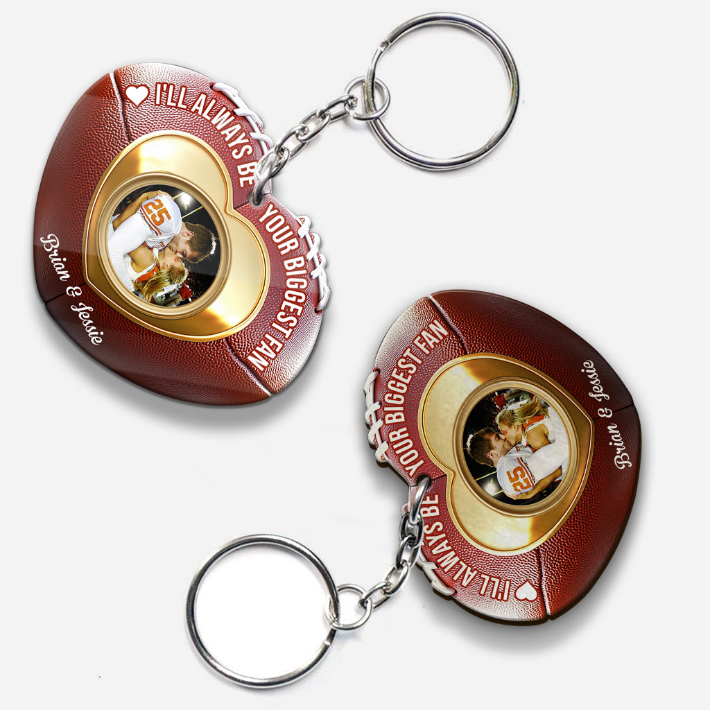 Dein größter Fan – personalisierter Fußball-Schlüsselanhänger