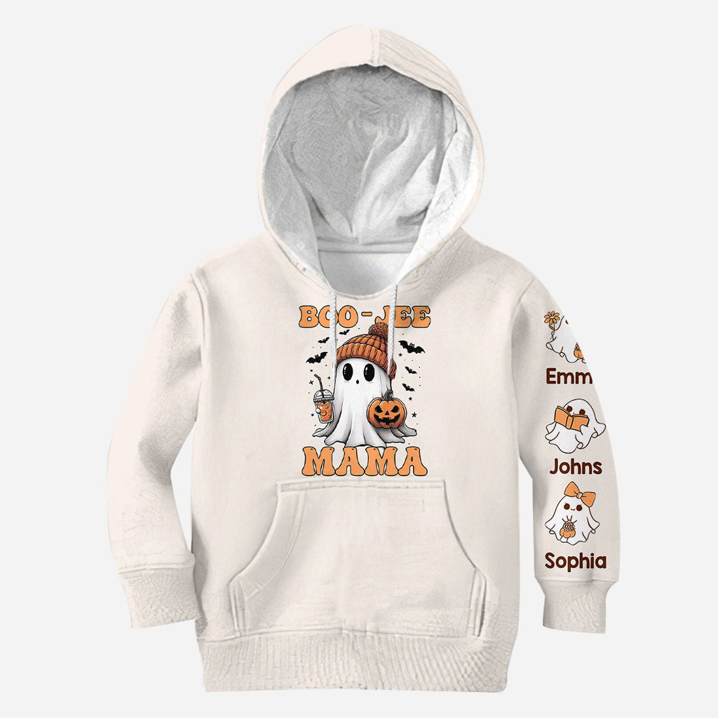 Halloween Boo Jee Mama - Personalized Mother All Over Shirt