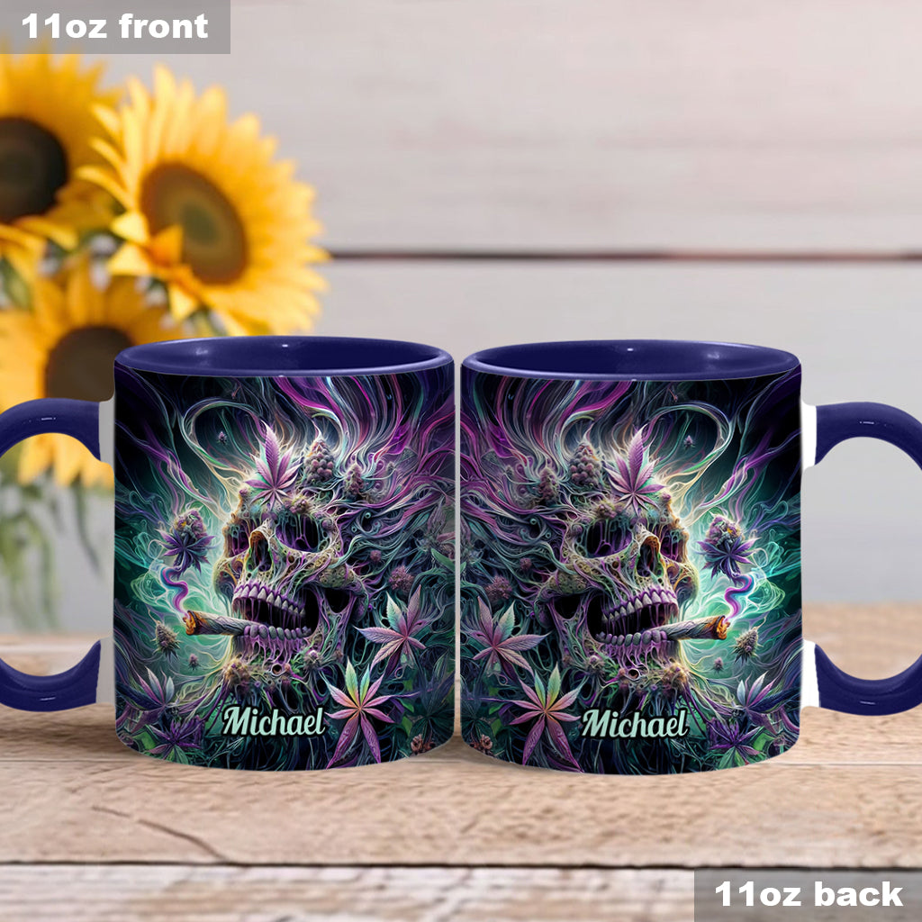 Magical Skull - Personalized Weed Accent Mug