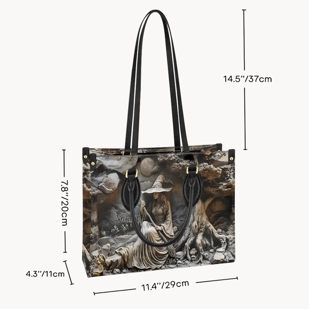 Beautiful Witch - Personalized Witch Leather Handbag