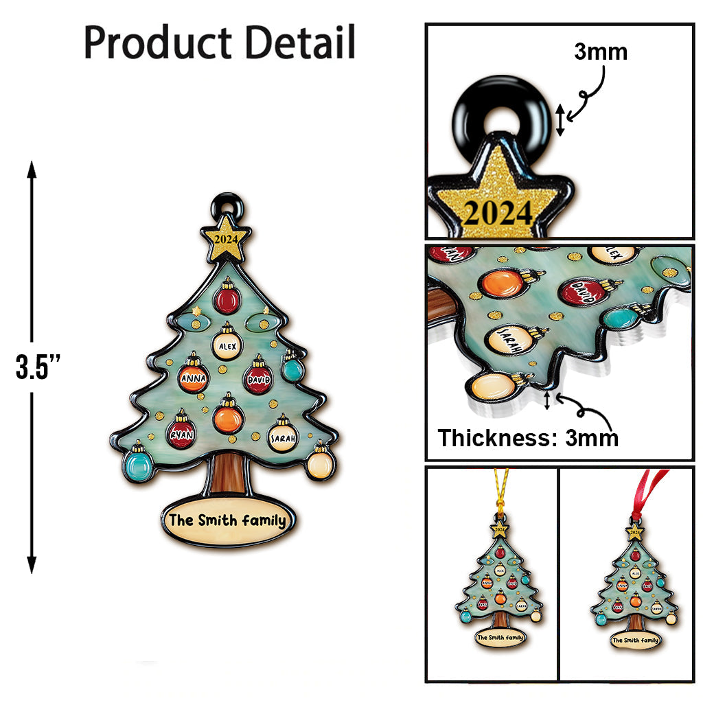 Frohe Weihnachten – Personalisierter Familienschmuck