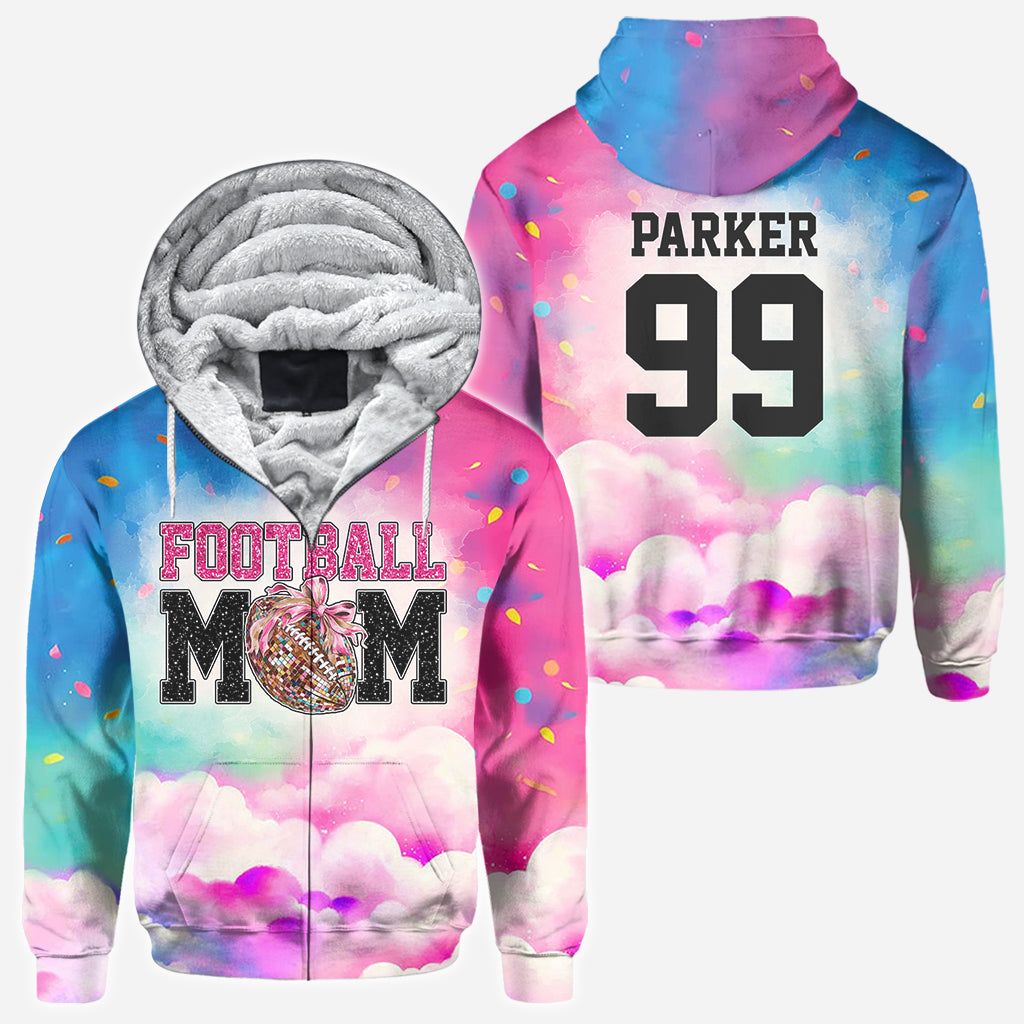 Fußballmama – Personalisiertes T-Shirt mit Fußballmotiv
